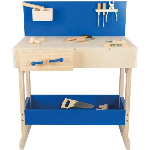 Workbench for Children, Blue with Accessories
