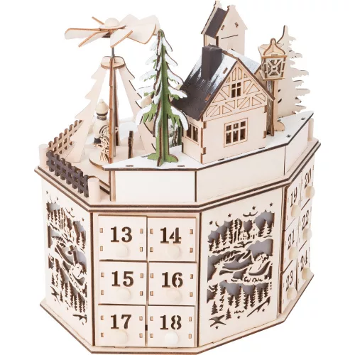 Advent Calendar with Pyramid