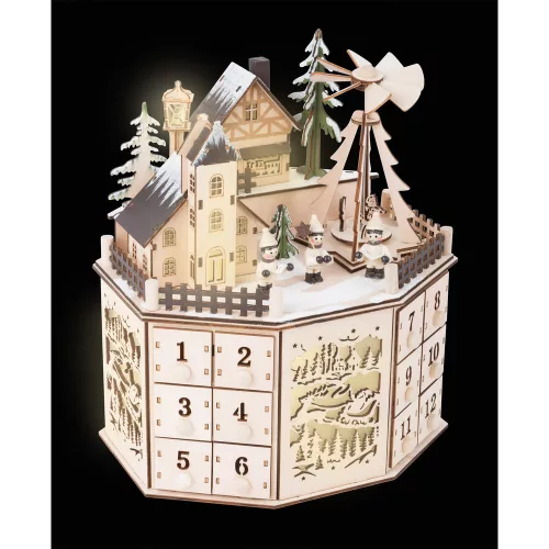 Advent Calendar with Pyramid