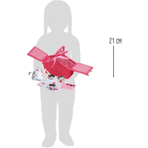 Colourful Flowers Picnic Basket