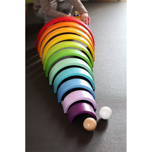 Wooden Building Blocks Rainbow XL