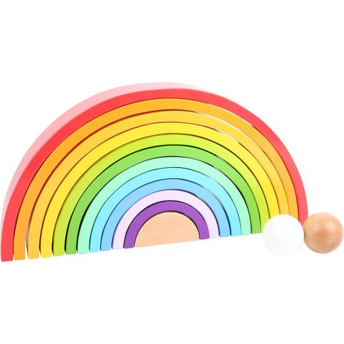 Wooden Building Blocks Rainbow XL