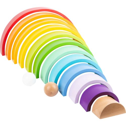 Wooden Building Blocks Rainbow XL