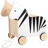 Zebra Játékdoboz Kerekekkel "Vadvilág"