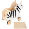 Zebra Játékdoboz Kerekekkel "Vadvilág"