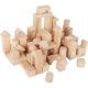 Wooden Blocks natural 100-pack in bag