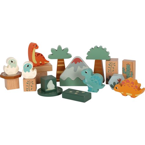 Wooden Building Blocks "Dino"