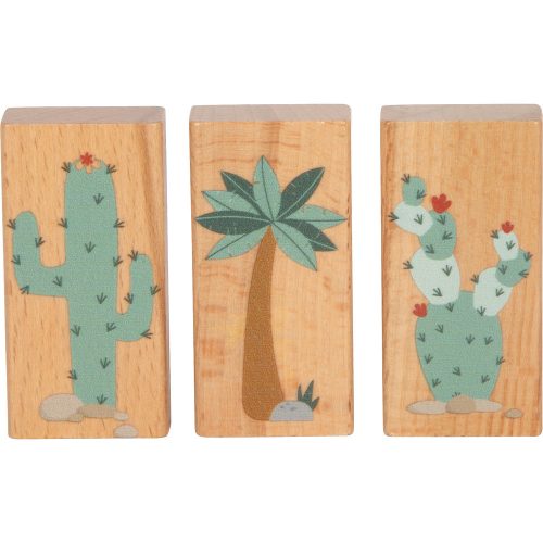 Wooden Building Blocks "Dino"