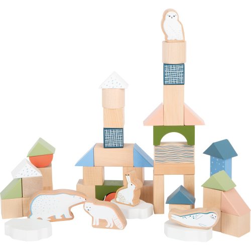 Wooden Building Blocks "Arctic"
