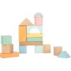 Pastel Wooden Building Blocks