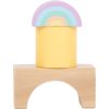 Pastel Wooden Building Blocks