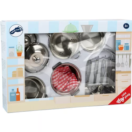 Cookware Set Play Kitchen