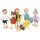 Wooden Bending Dolls Family