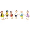 Wooden Bending Dolls Family