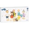 Wooden Bending Dolls Family