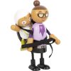 Bending dolls family with baby