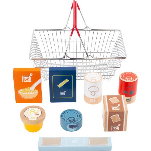 Groceries Set in a Shopping Basket "fresh"