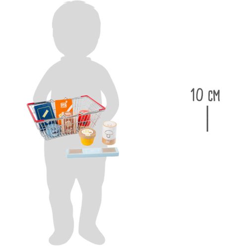 Groceries Set in a Shopping Basket "fresh"