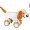 Pull-Along Dog with Crinkly Ears