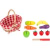 Shopping Basket with Cuttable Fruits