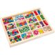 Threading Beads in a Wooden Box
