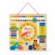 Learning Clock "Die Maus" with Calendar