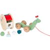 Pull-Along Shape-Fitting Snail