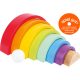 Wooden Building Blocks Large Rainbow