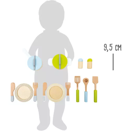 Crockery and Cookware Set Play Kitchen
