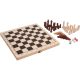 Classic Games 3 in 1 in a Wooden Case