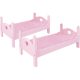 Doll's bunk bed pink