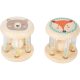 Baby Rattles Animals Pastel