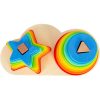 Rainbow Shape-Fitting Game