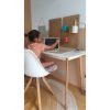 Wooden Laptop with Magnet Board