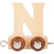 Wooden Letter Train N