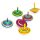 Wooden Spinning Top Striped