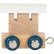 Letters Train Polar Train Car snow white & natural