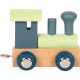 Letters Train Polar Train Engine birch & slate blue