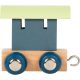 Letters Train Polar Train Car birch & slate blue