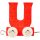 Coloured Letter Train U