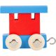 Carriage Letter Train Red & Blue
