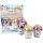 Display Wooden Threading Beads Cupcake, "Candy"