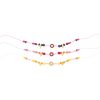 Display Wooden Threading Beads Cupcake, "Candy"