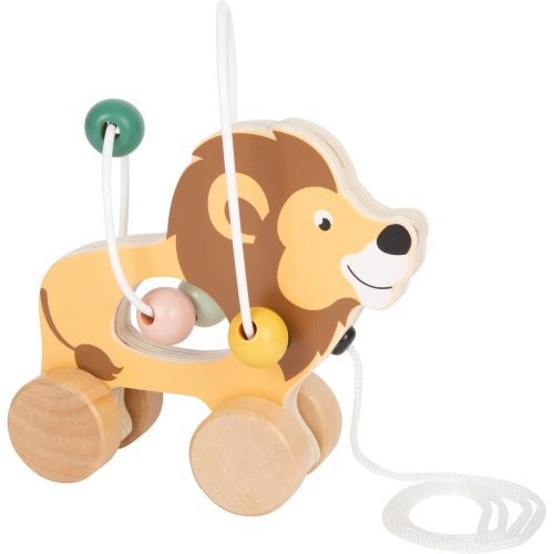 Pull-Along Lion with Bead Maze "Safari"