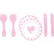 Plate and Cutlery Set
