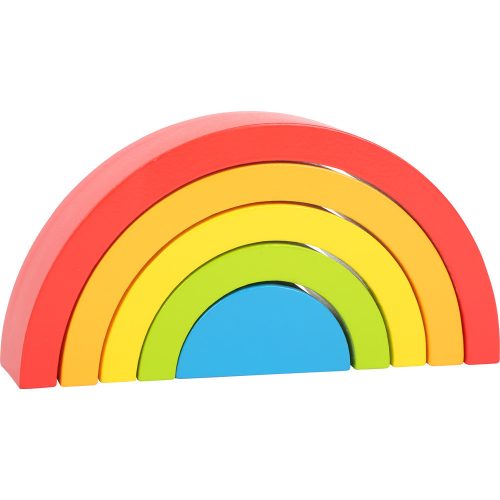 Wooden Building Blocks Rainbow