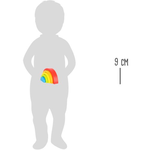 Wooden Building Blocks Rainbow