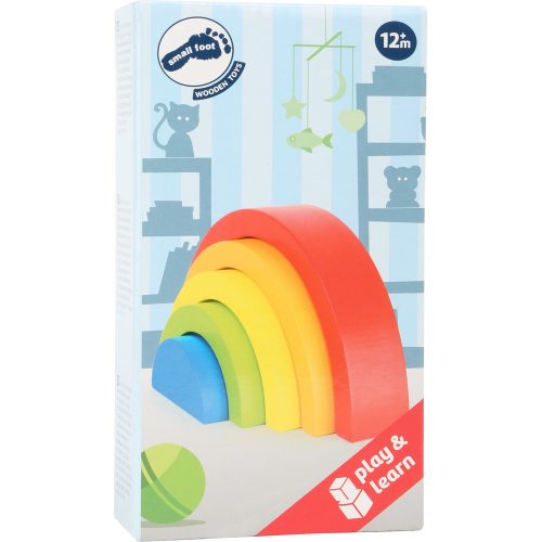 Wooden Building Blocks Rainbow