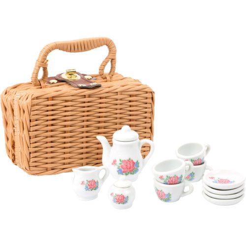 Porcelain Coffee Set in a Case