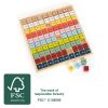 Colourful Multiplication Table "Educate"